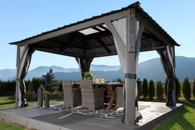 Monterery 11x14 - Semi Enclosed Gazebo