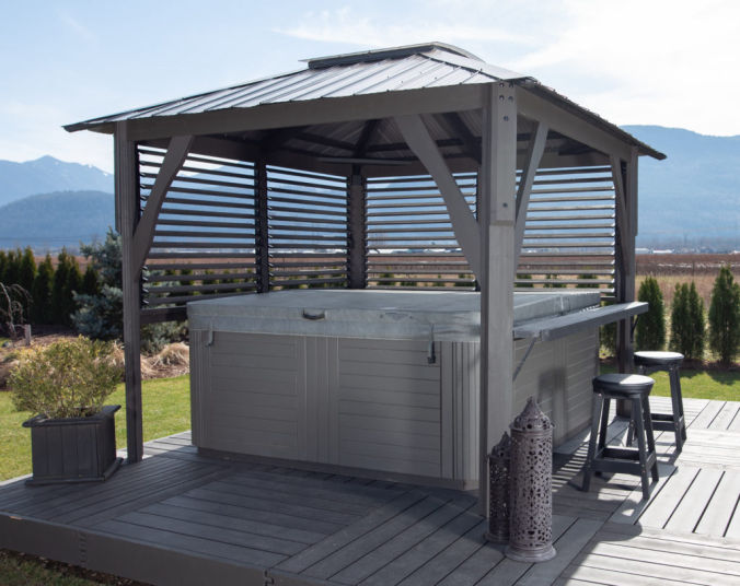 Napa 9x9 -  Semi Enclosed Gazebo